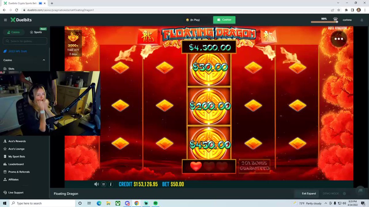 250K RAW balance win! @Duelbits https://duelbits.com/?a=corinna < 50% rake back...