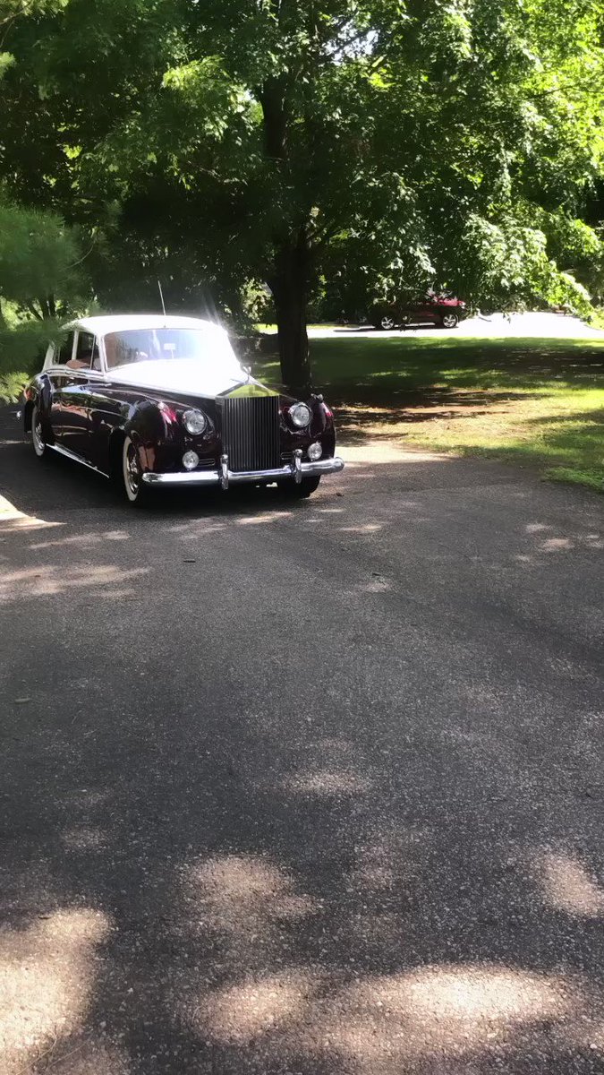 Cruising around the old Utgaard farm in a 1958 Rolls…