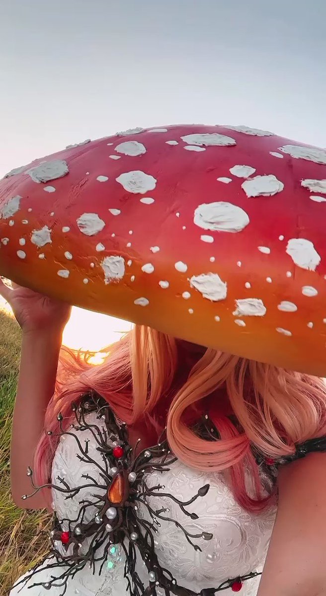 I became a mushroom for my birthday ❤️🍄