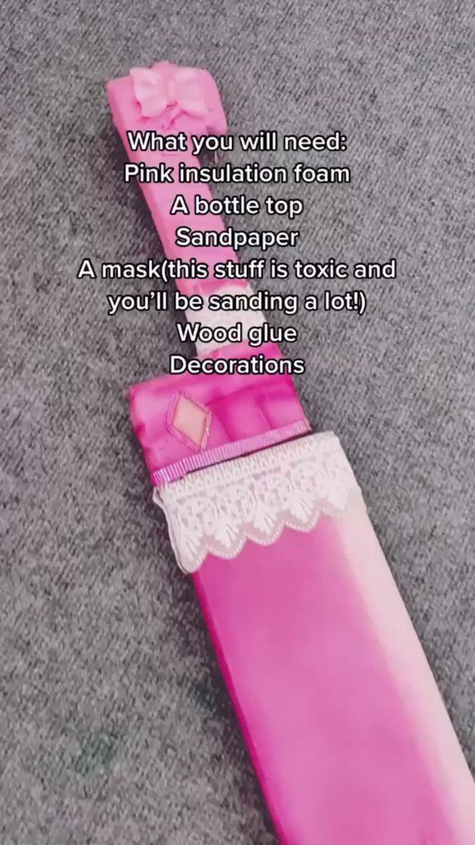 How I made my Pink Great Knife 💗📐🔪