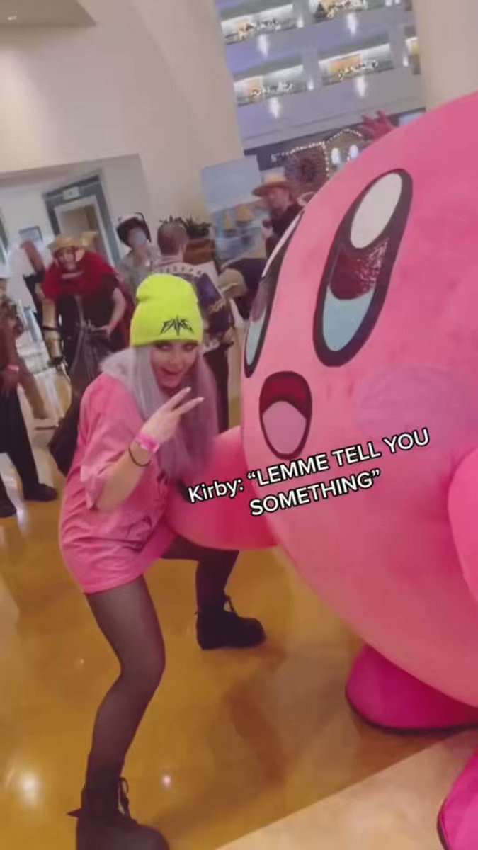 *Whispering sweet Kirby nothings* It was lovely to meet you…