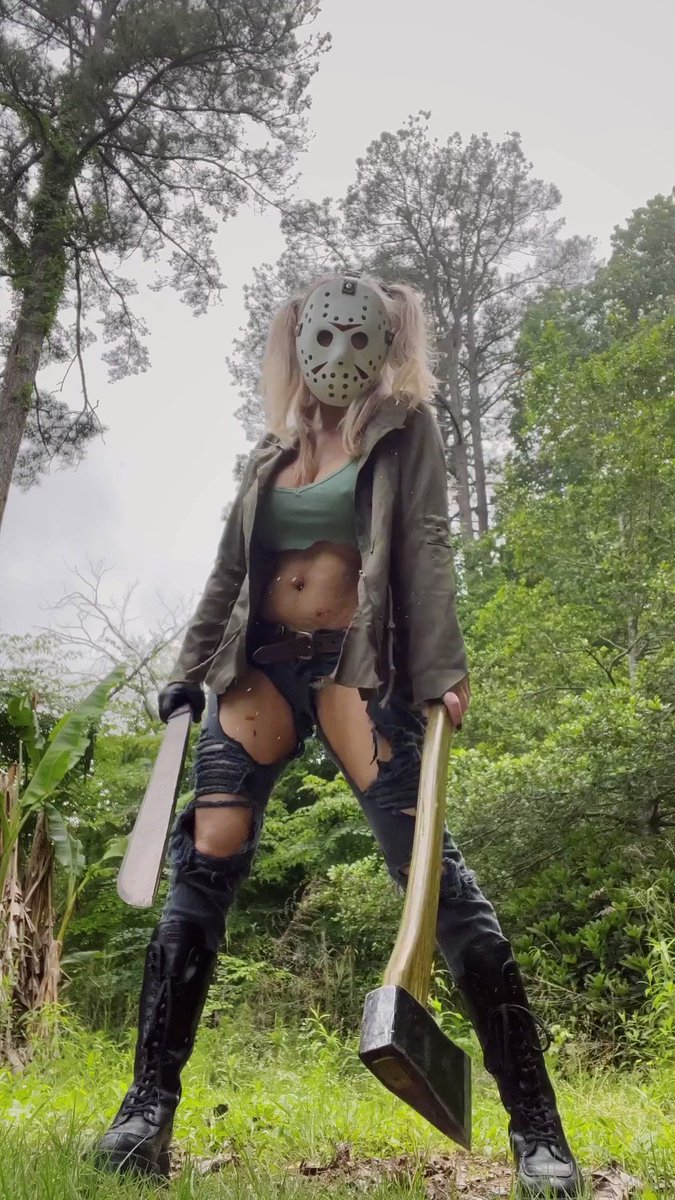 Wearing the mask again. #FridayThe13th