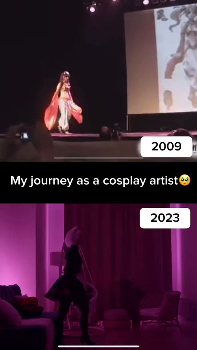 My cosplay evolution 🙏😌 It’s so interesting to see my…