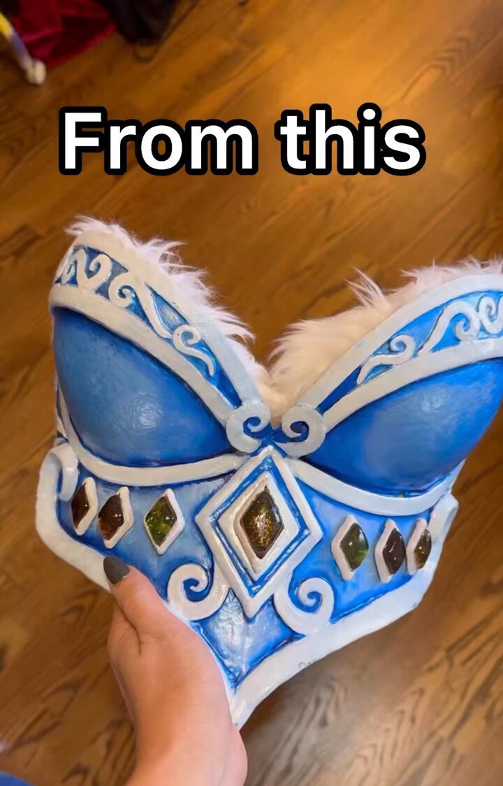 I made this breast plate in 2014 and now SHES…