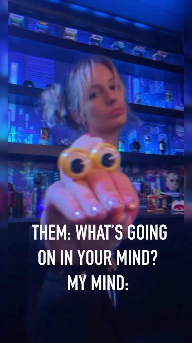 What’s going on in your mind? Pure, raw, untreated ADD….