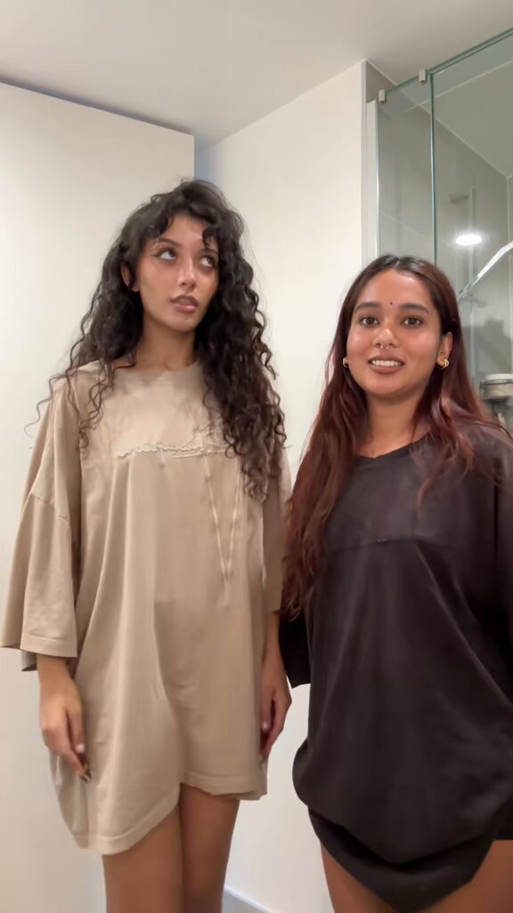 @jasminxie and I ate 😜 #desi #petite