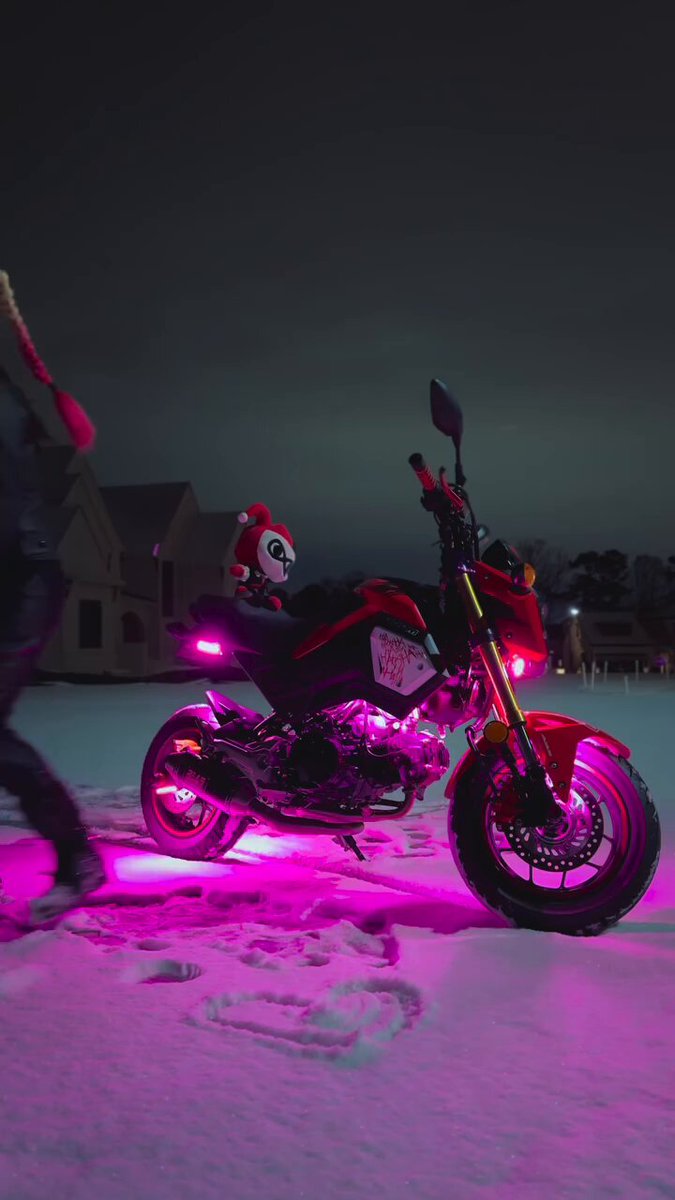 My Puddin’ got to see the snow for the first…