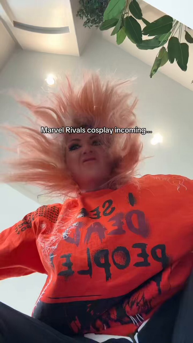 my attempt at cosplaying the Malice skin from Rivals