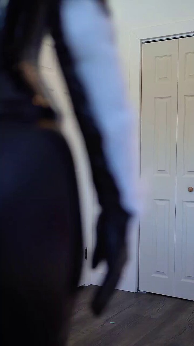 A different “cat” cosplay for today 🫢🖤