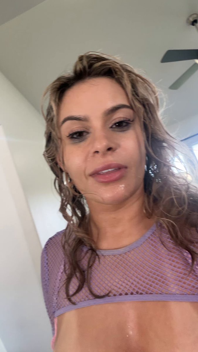 Just shot the WETTEST & wildest scene of my entire…