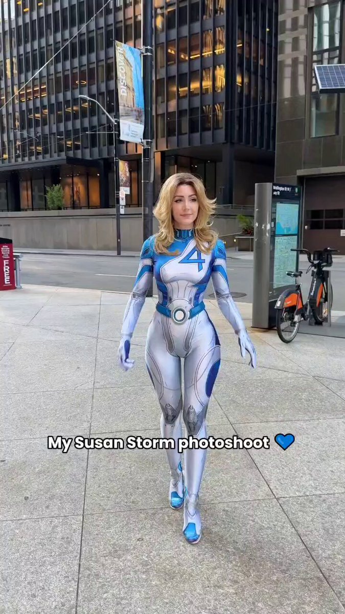 Bts from my Susan Storm photoshoot!! 🩵