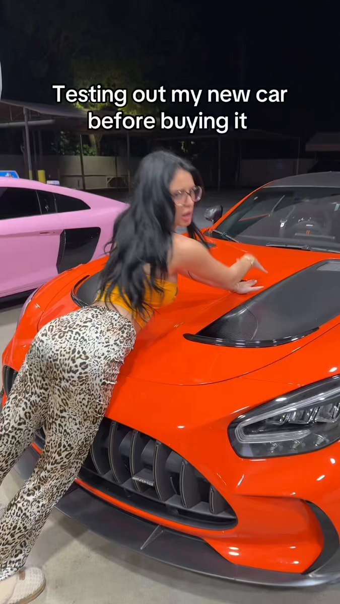 Testing out my car before I bought it…