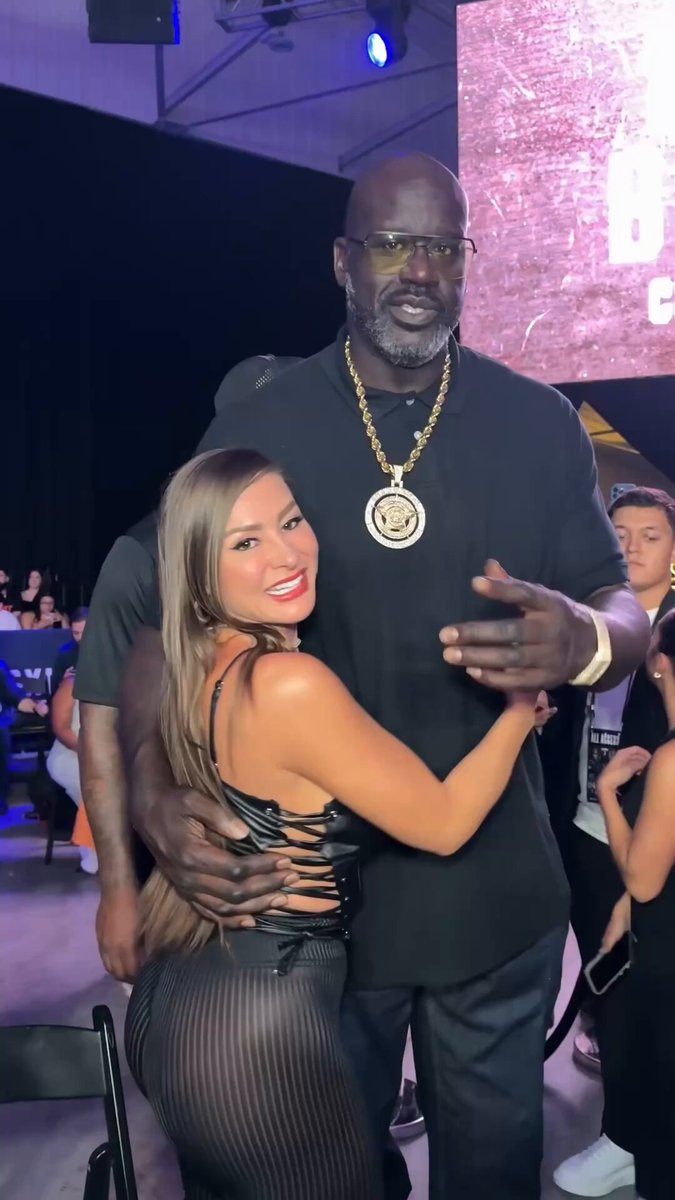 Shaq is much bigger in person than I expected!